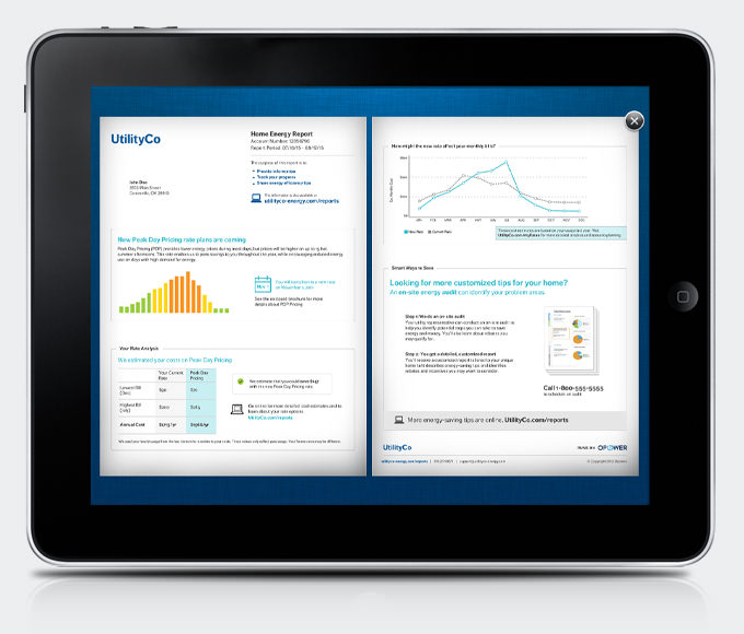 Opower iPad Reports App